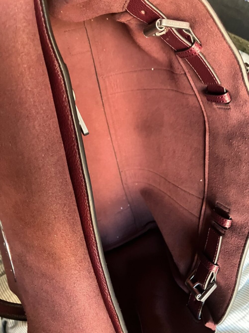 Mulberry Bayswater Black Cherry Small Classic Grain - Picture 5 of 12